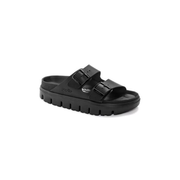 Sandaler - BIRKENSTOCK - Arizona Chunky - Læder - Mænd - Sort - Stramningsspænde sort 38