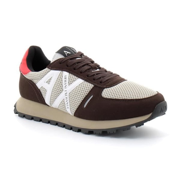 Løbe sneakers - ARMANI EXCHANGE - XUX169 - Beige - Herrer - Snørebånd Beige 42