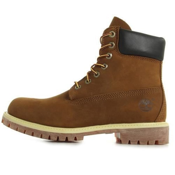 Timberland - 6 tommer Prem Boot Rust 72066 - Mænd - Brunt nubuck læder - Gummi ydersål Kamel, mørkebrun og tyggegummi 44