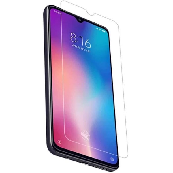 XIAOMI Mi 9 (Mi9) läpinäkyvä kotelo + karkaistu lasi näytönsuoja