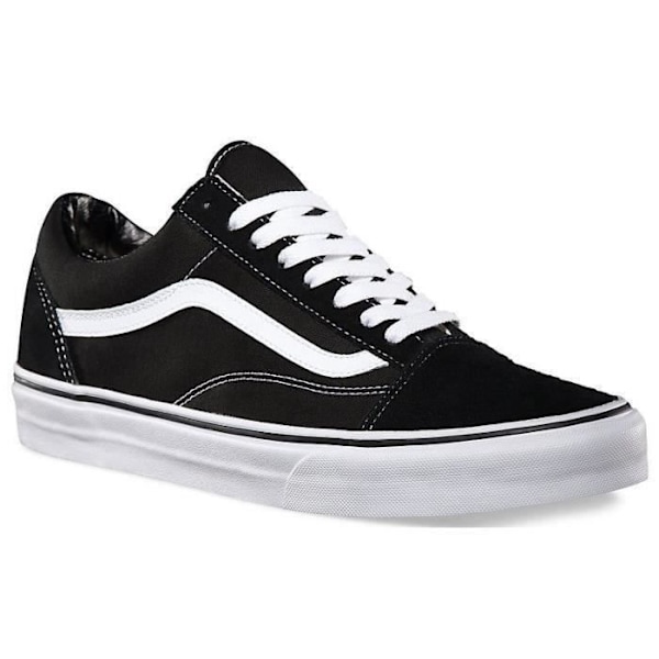 VANS UA Old Skool Sort/Hvid Mixed Sneakers - Canvas overdel - Flad hæl - Snørebånd sort 43