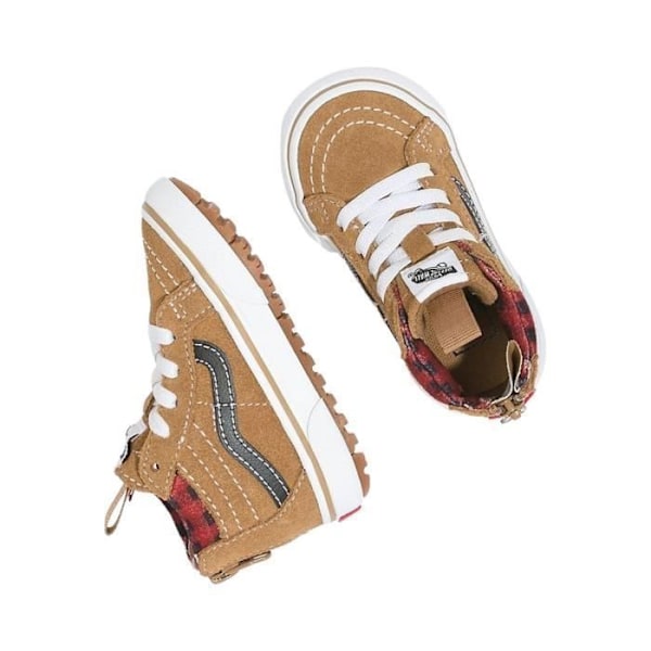 Vans Sk8 Hi Zip Sneakers til Mini Camel - Vans - Sk8 Hi Zip - Beige - Blandet - Zip Beige 21