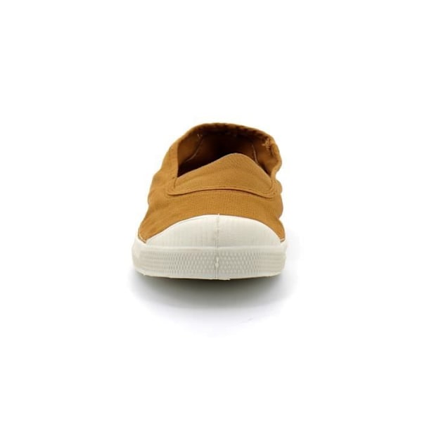 Bensimon Brown Elastic Ballerina Flats - Bomuld Canvas - Mænd Brun 36