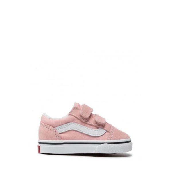 Vans OLD SKOOL V Sneaker - Pink - Barn - Dreng - Tekstil - VANS - Ridse - Flad Lyserød 26 1/2