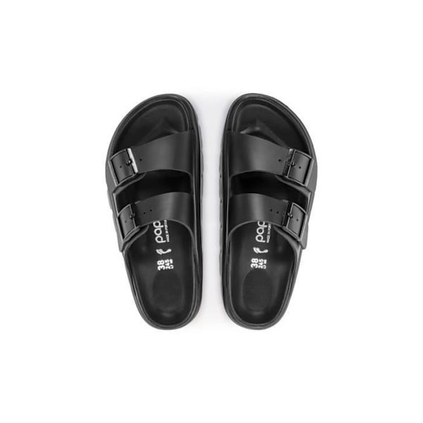 Sandaler - BIRKENSTOCK - Arizona Chunky - Læder - Mænd - Sort - Stramningsspænde sort 38