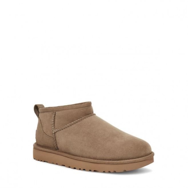 Damestøvler - UGG - CLASSIC ULTRA MINI - Brun - Ruskind - Fåreskind Brun 37