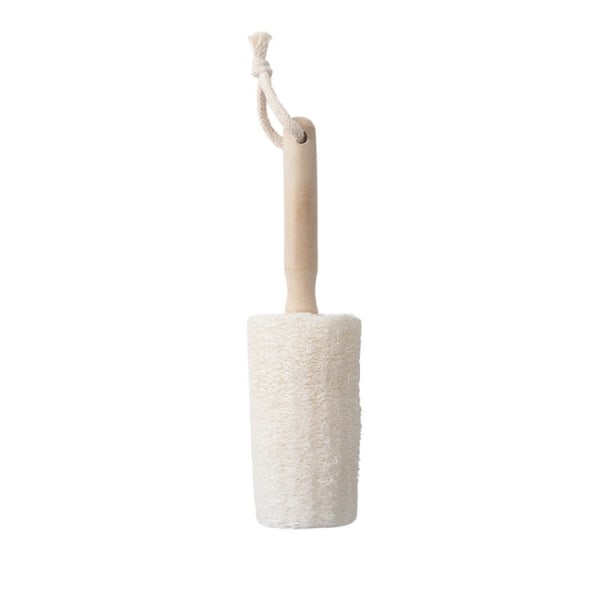 Rengöringsborste för kök med trähandtag, Stil: Loofah Cup Brush
