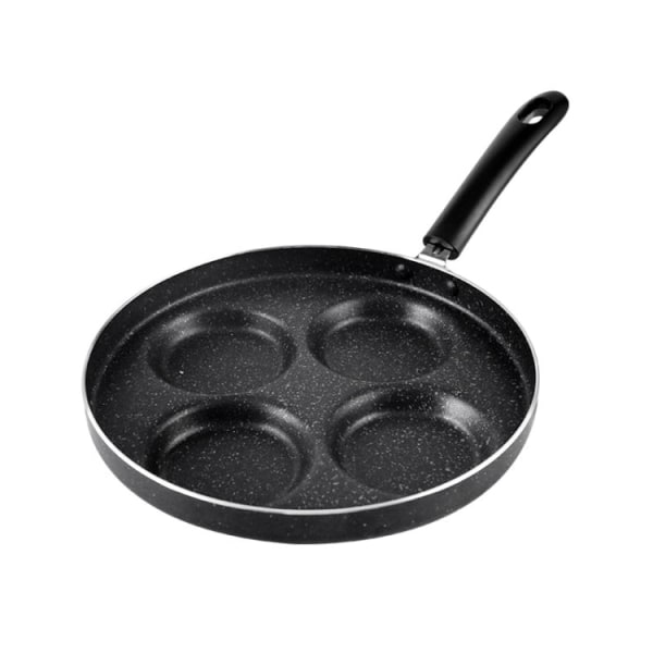 Maifan Stone Fried Egg Nonstick Pan Waffle Maker, Stil: Öppen eld, Diameter: 24cm (svart)
