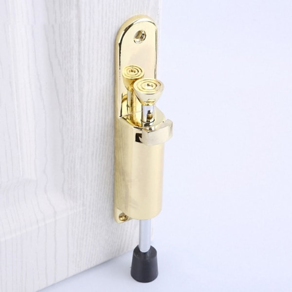 Zinklegering förlängd dörrinställningsfot dörrsug (Rustikt guld)
