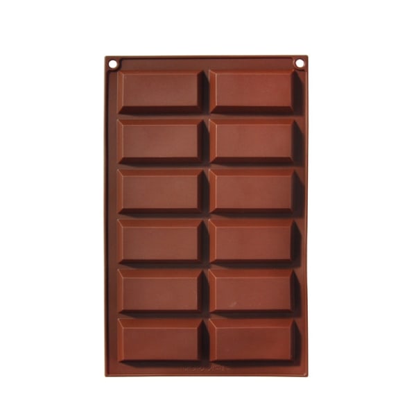 Verktyg för bakning av silikon Cookie Choklad Form, Stil: 12-grid form