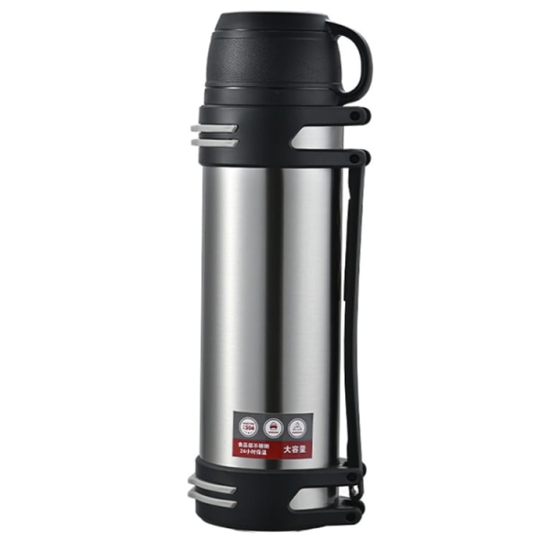 JunHeng JH-6096 isoleringskruka i rostfritt stål Travel Car Water Cup, Kapacitet: 2500ml (stålfärg)