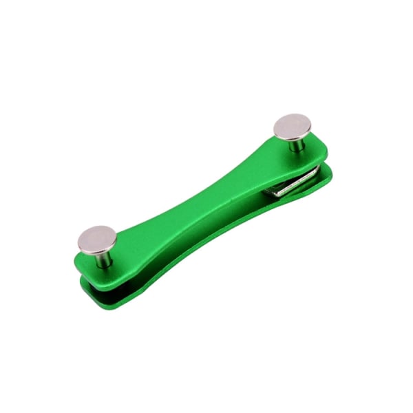 Bärbar metallnyckelhållare (grön)