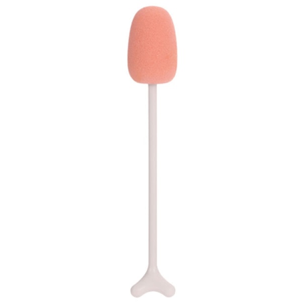 Långt skaft vertikal koppborste baby svamprengöringsborste, längd: 29 cm (rosa)