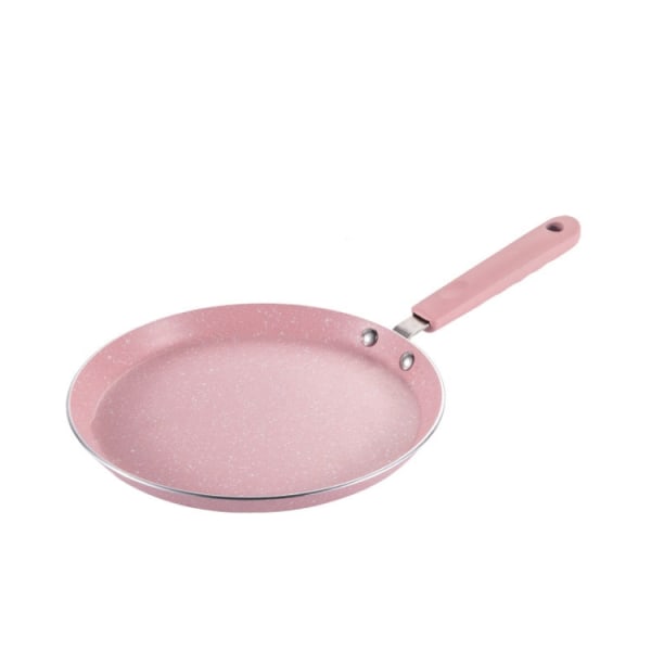 Icke-häftande Pan Cake Crust Omelett Frukost Pancake Pan, Färg: Rosa 10 tum