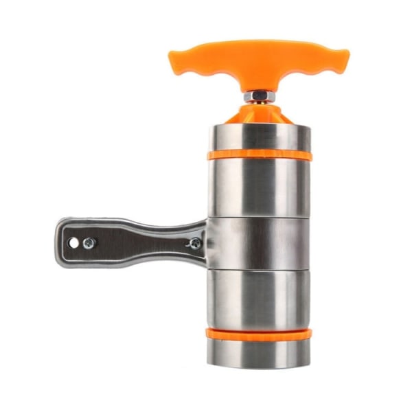 5 molds Hushållsbruk manuellt liten rostfritt stål pressstil handhållen nudelmaskin (orange)