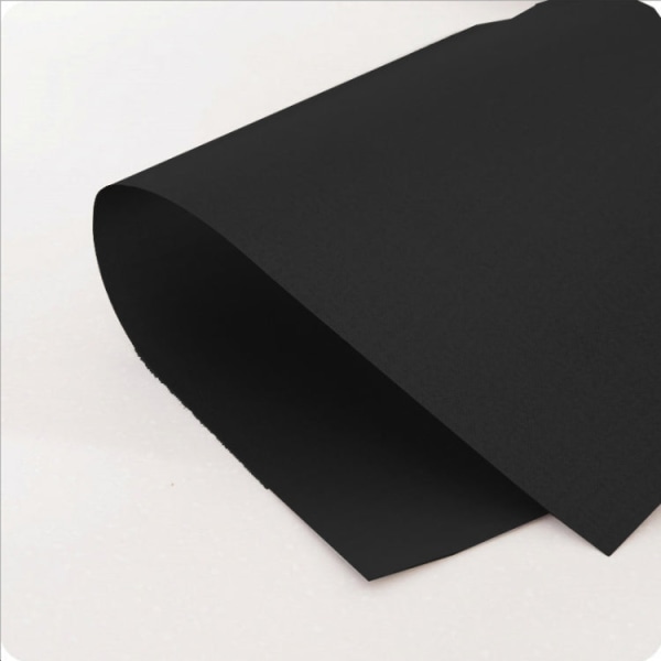 Gasugnsyta Ultratunt fibermaterial Skyddande rengöringsdyna för spishäll, storlek: 27*27 cm, 0,2 mm (svart)