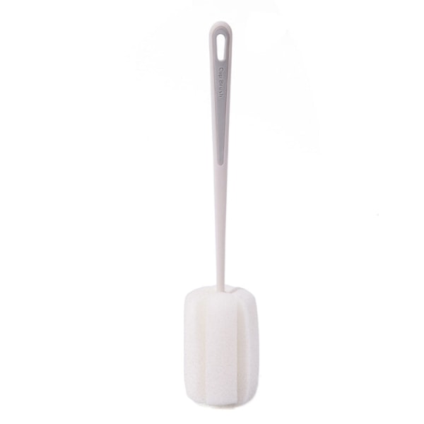 Baby Vakuumkopp Svamp Borste med långa handtag Hushållsrengöringsborste (vit)