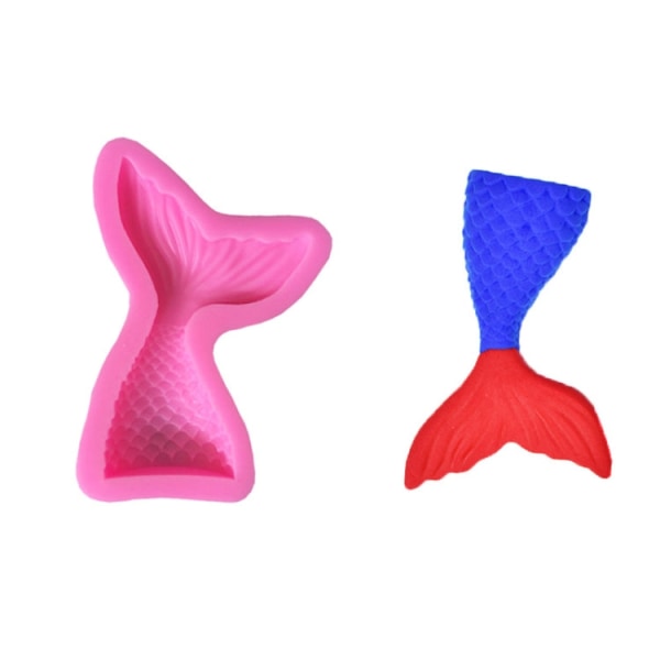 Mini Mermaid Tail flytande form Form, specifikation: liten (rosa) 15-95