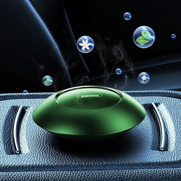 REMAX LIFE RL-CH02 Car Aromatherapy Diffuser Parfym Air Freshener (grön)