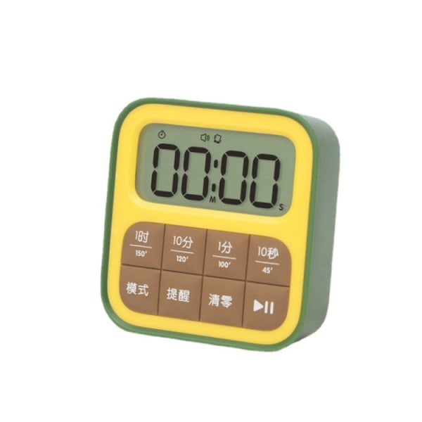 Magnetisk sugkök Timer för matlagningstårta med väckarklocka (Avantarian Green)