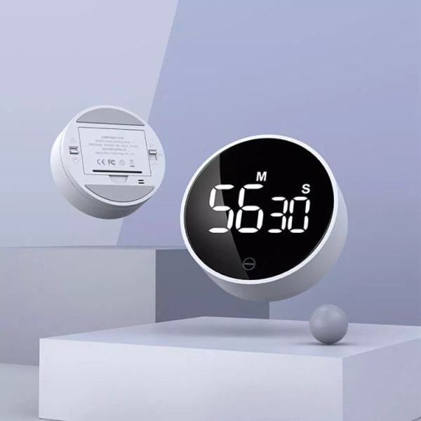 Original Xiaomi Youpin Miiiw Kök Justerbar Magnetisk LED Digital Display Matlagning Väckarklocka Roterande Timer