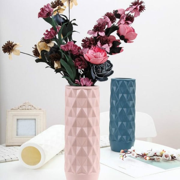 Blomsterarrangemang Creative Rak Vas Plast Heminredning (Blå)