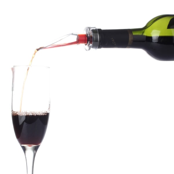 NiJia Portable Essential Aerating Syregivande vinhällare Rödvinsflaska propp luftare Karaff, den första generationen