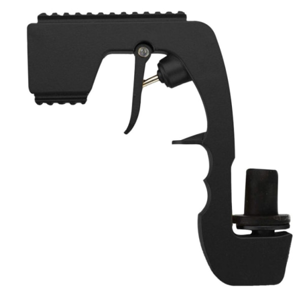 Plastförpackad metall Bubbly Blaster Champagneflaska Squirt Gun Bar Tool (svart)
