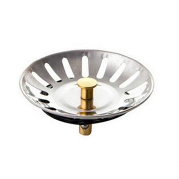 2 ST Stopper Spin Lock Sink Avloppssil, Material: Rostfritt stål