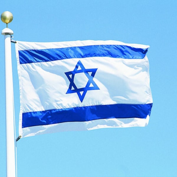 Polyester Material Israel Flagga, Storlek: 150*90cm
