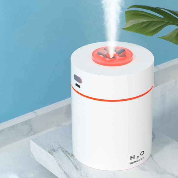 H1 USB Car Colorful Cup Luftfuktare Bärbart hushållsinstrument för påfyllning av vatten (Vit)