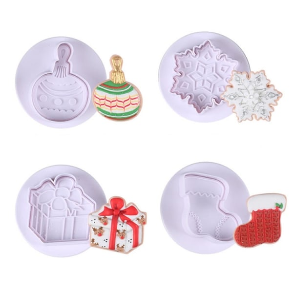 Christmas Snowflake Spring Mould Cookie diy mould(C)