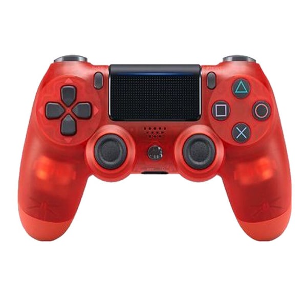 Trådlös handkontroll för PlayStation Dualshock 4 PS4 PS3 Crystal Red