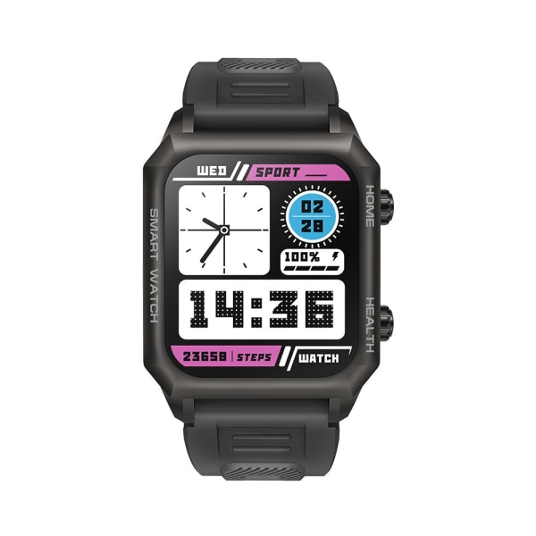 Smart Watch KU3 Max puls / Sömn / Blodsyre , IP67 Vattentät Black