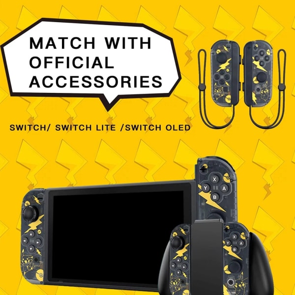 Trådlös handkontroll Joy-Con (L/R) par för Nintendo Switch / OLED / Lite Pikachu