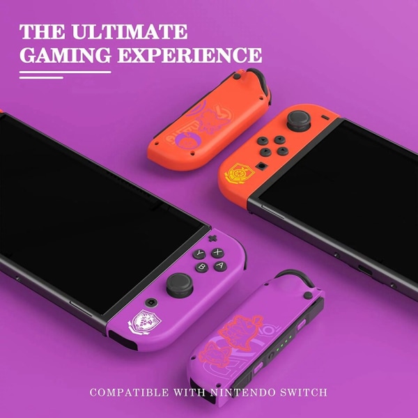 Trådlös handkontroll Joy-Con (L/R) par för Nintendo Switch / OLED / Lite Scarlet Violet