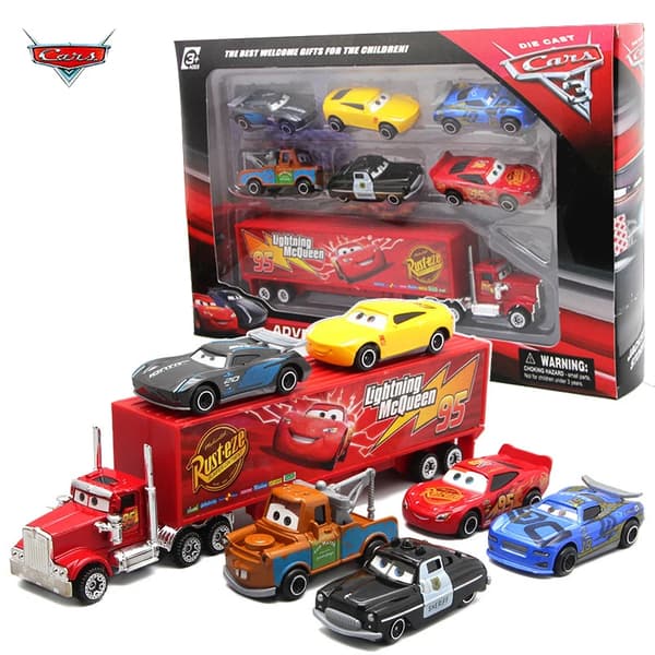 7-pack Disney Pixar Bilar