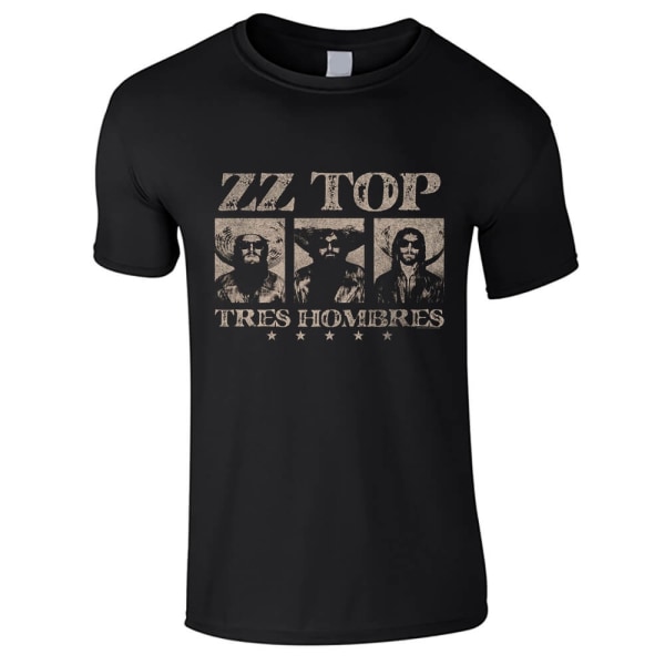 ZZ Top - Tres Hombres    Barn T-Shirt Black 128
