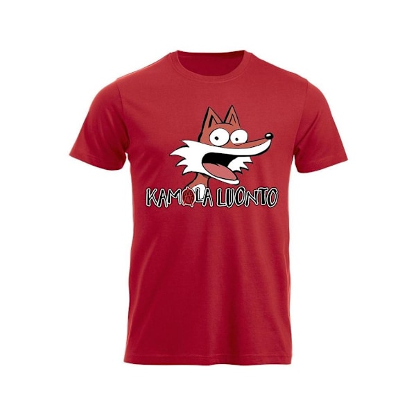 Bad Nature Fox  T-Shirt Red L