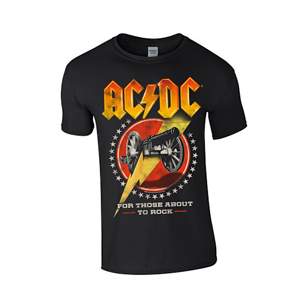 AC/DC For those about to rock new  T-Shirt Black M
