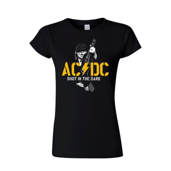 AC/DC PWR Up Shot in the Dark (lady) T-Shirt, Kvinnor Black XL