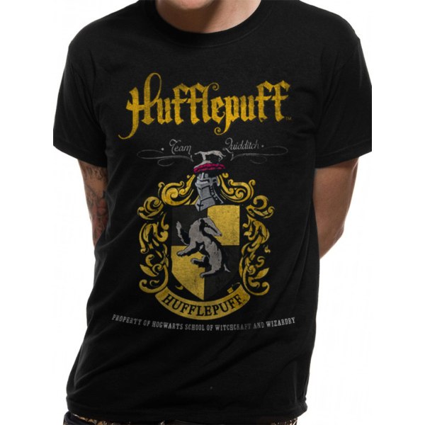 Harry Potter - Hufflepuff Quidditch  T-Shirt Black S