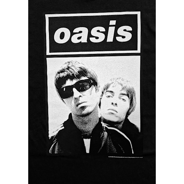 Oasis- Noel & Liam Boxed Photo  T-Shirt Black M