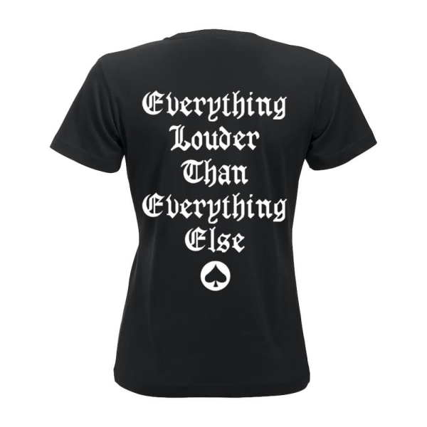 Motörhead England (lady) T-Shirt, Kvinnor Black M