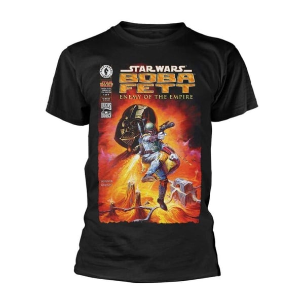 Star Wars - Fett Enemy Comic  T-Shirt Black M