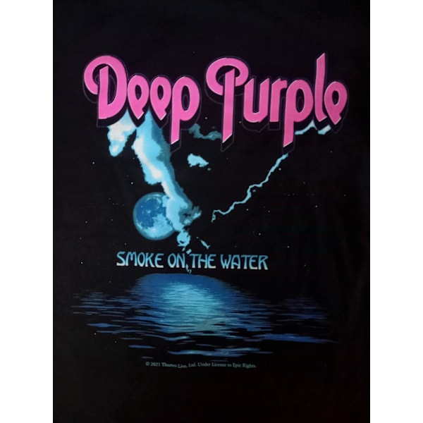 Deep Purple - Smoke On The Water  T-Shirt Black M