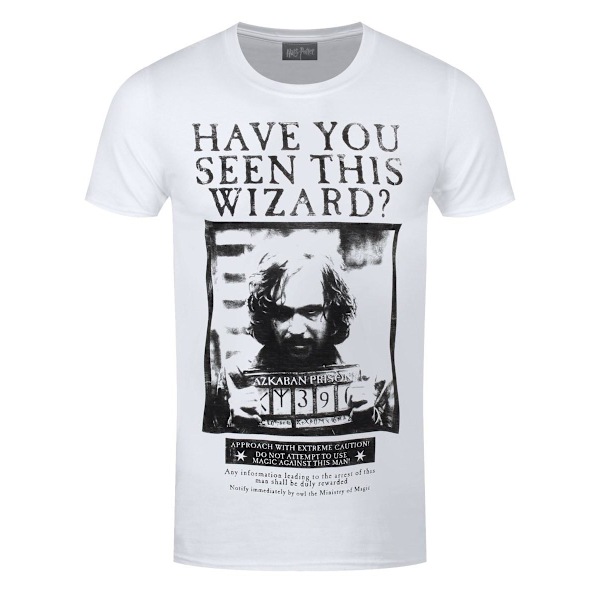 HARRY POTTER - SIRIUS POSTER (UNISEX) T-Skjorter White XL