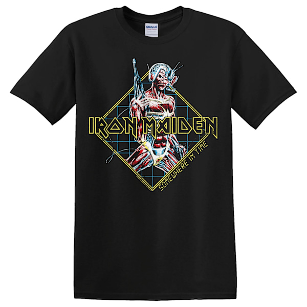 Iron Maiden Somewhere In Time T-Shirt  T-Shirt Black S