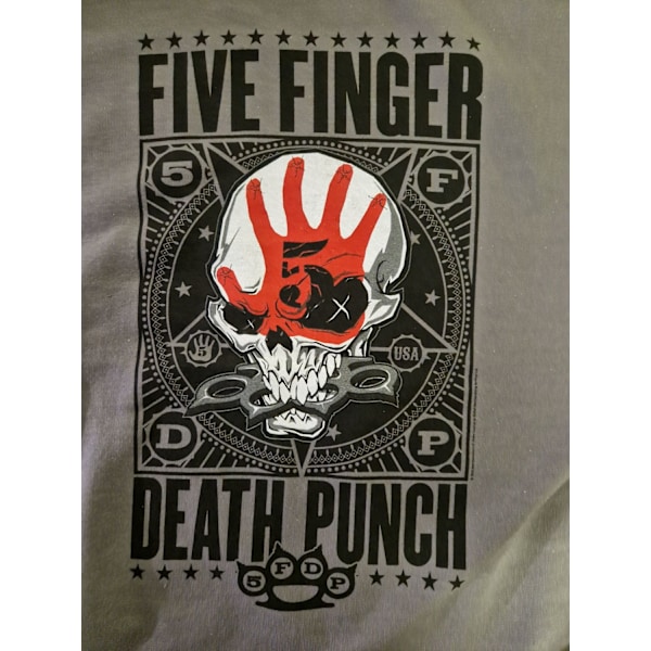 Five Finger Death Punch Obey Tröja/ Sweatshirt Grey M