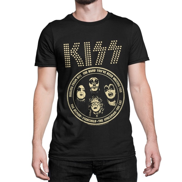 Kiss - Band  T-Shirt Black L